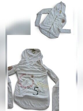 Da-Nang Vintage VTG Y2K Full Zip Hoodie sz MEDIUM rare